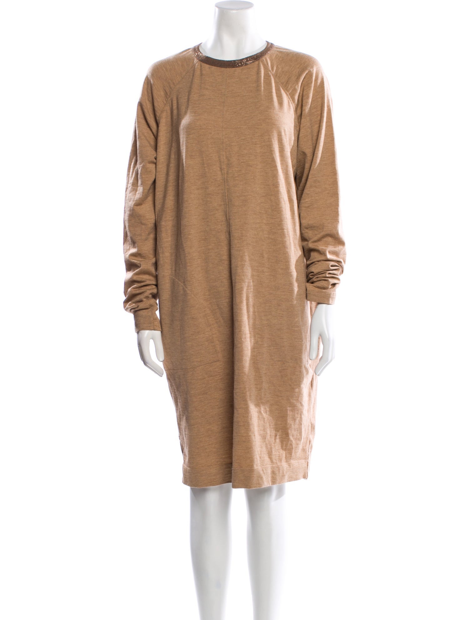 Brunello Cucinelli Virgin Wool Knee-Length Dress